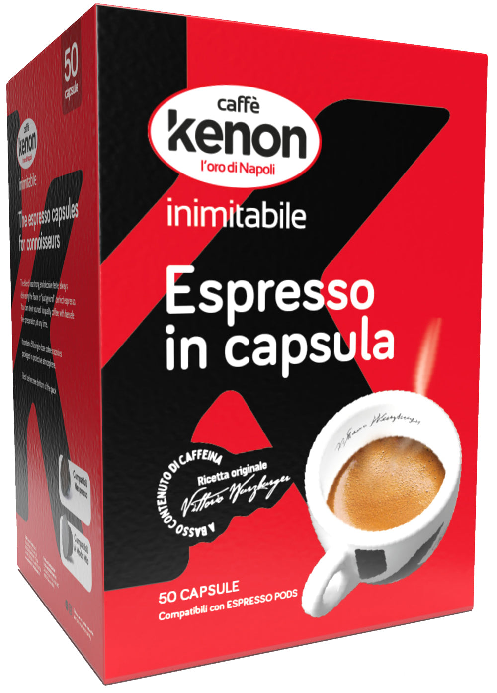 Kenon Nespresso®* compatible espresso capsules