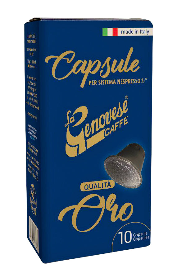 La Genovese ORO Nespresso®*-compatible capsules