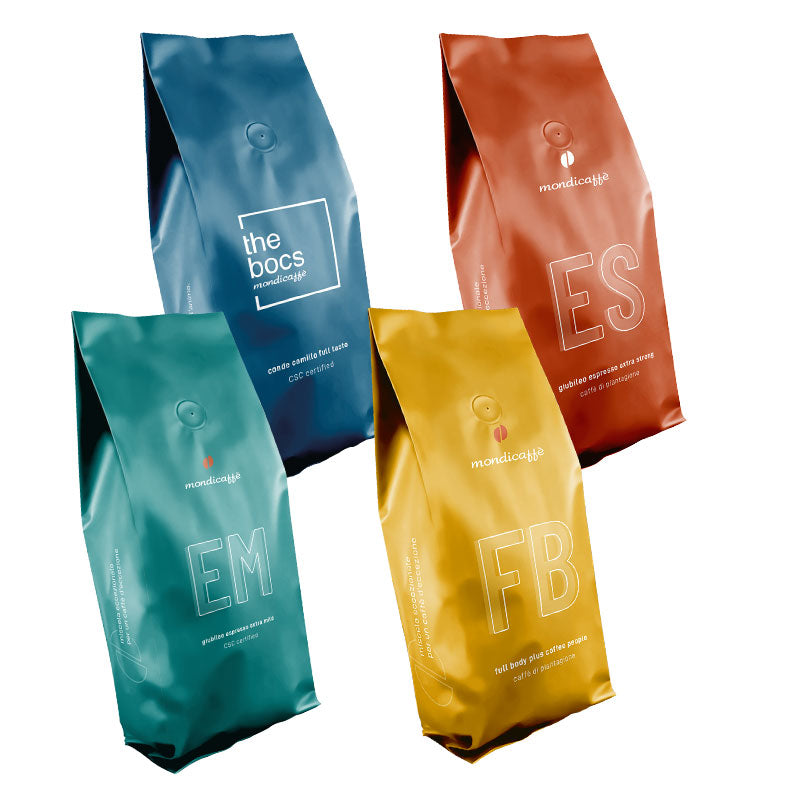 MONDICAFFÈ 4 x 1 Kg tasting pack