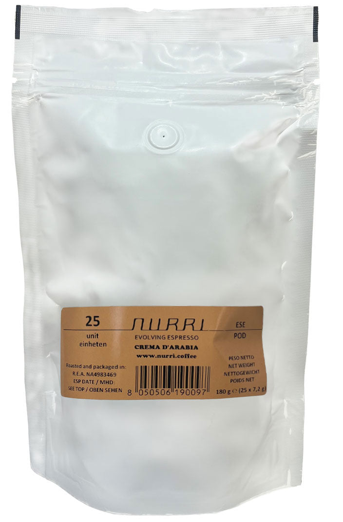 Nurri Crema d' Arabia ESE Pads no individual packaging