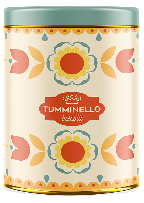 Metal Tin of Filled Biscuits - Tumminello