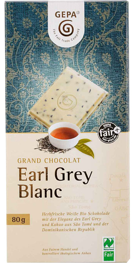 GEPA ORGANIC chocolate Earl Gray Blanc