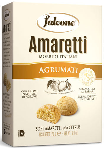 Amaretti Amarettini (soft) lemon almond - Falcone